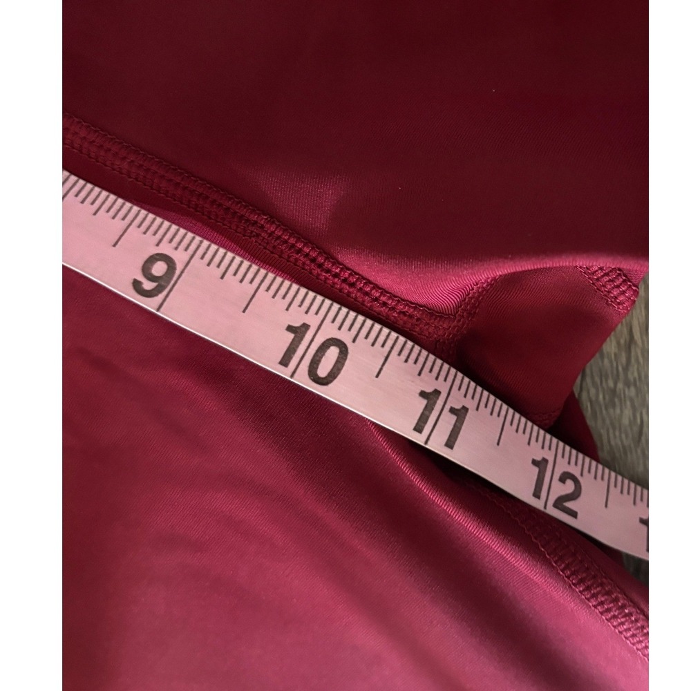 Sage Collective Womens Burgundy High Waisted Athletic Leggings Yoga GymSize L - Picture 5 of 6